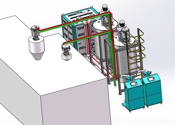 Potenza installata variata Dehumidificatore di essiccanti industriali Plastico igroscopico per 60-4000m3/h flusso d'aria di processo