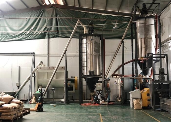 Trasportatore dell'alimentatore del saltatore della vite per i fiocchi di plastica OSF-16-3 dell'ANIMALE DOMESTICO