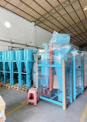 Deumidificatore di plastica di potenza variabile installato con controllo dell'umidità del rotore del nido di miele
