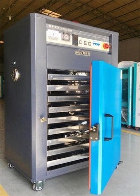 SUS 304 Oven Dryer Cabinet industriale 6.4KW per la resina di plastica dei granelli