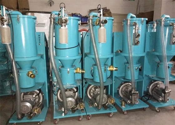 Tempo di caricamento regolabile caricatore automatico a vuoto per resina di plastica in grigio verde