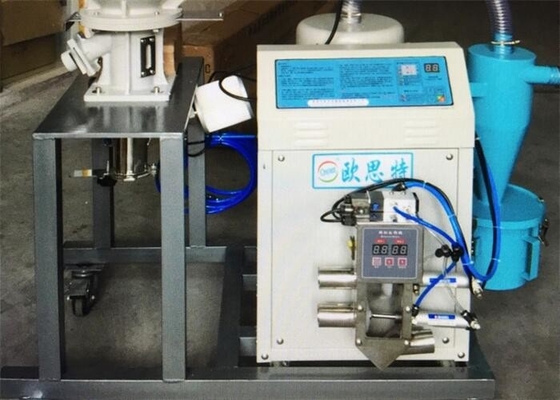 Tempo di caricamento regolabile caricatore automatico a vuoto per resina di plastica in grigio verde