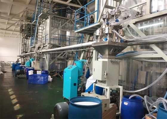 Sistema di alimentazione centralizzato automatico di capacità 500-2000 kg per l'essiccazione dei materiali di plastica