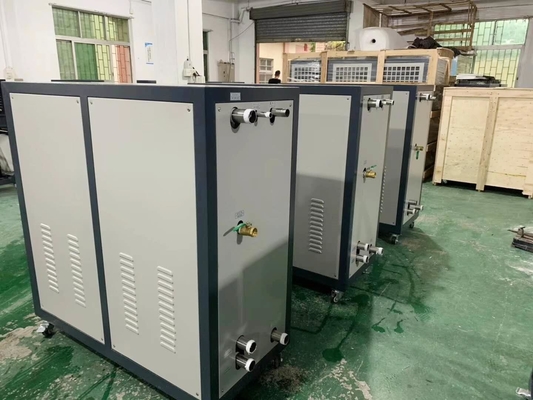 Refrigeratore industriale raffreddato ad acqua centrale di plastica OCM-10W per la refrigerazione della muffa