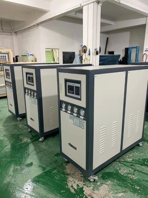 Refrigeratore industriale raffreddato ad acqua centrale di plastica OCM-10W per la refrigerazione della muffa