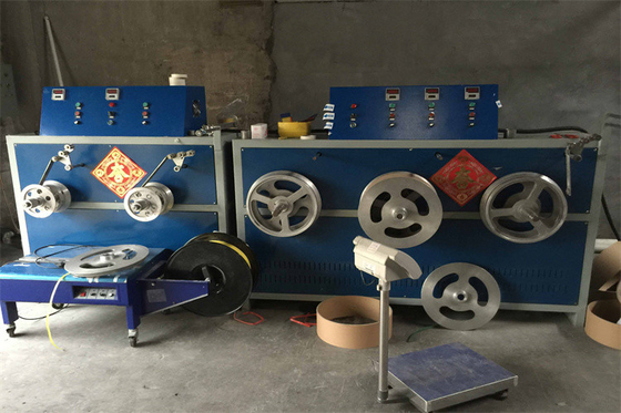 Linea di produzione di plastica della cinghia della banda del nastro del polipropilene dei pp facendo uso di materiale riciclato 100%