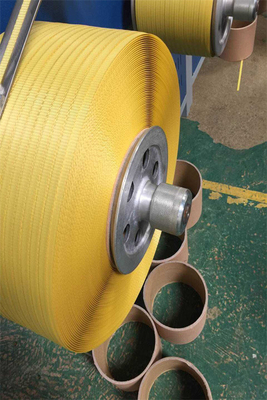 Linea di produzione di plastica della cinghia della banda del nastro del polipropilene dei pp facendo uso di materiale riciclato 100%