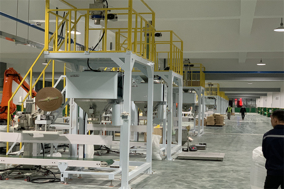 Impilando l'auto dei semi dell'impacchettatrice e di pesatura intelligente per la pallina di plastica