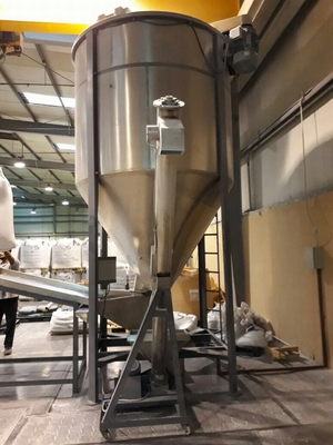 Trasportatore automatico di plastica d'acciaio dell'alimentatore di vite del caricatore di SUS per i fiocchi dei granelli