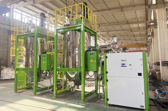200 - essiccatore di plastica del cristallizzatore dell'ANIMALE DOMESTICO 1000kg con l'interruttore di sicurezza e la pulizia automatica