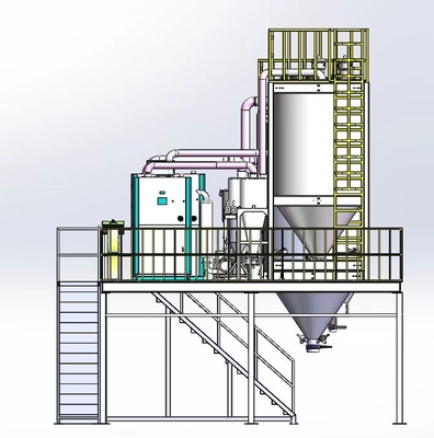 Asciugatrice per disumidificazione di plastica a livello di rumore di 65 dB con capacità di disumidificazione di 30L/h