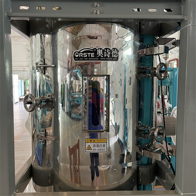Asciugatrice elettrica a cristallizzatore PET controllata da PLC con pulizia automatica per una capacità di 100-1000 kg/h