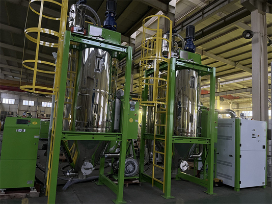 Asciugatrice di dessicante per materiali a scarico personalizzata per l'essiccazione della plastica 4000 L/min