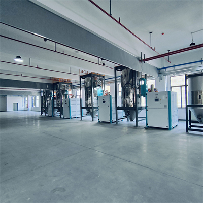 Asciugatrice a scarico di capacità 40-16000L ad alta efficienza energetica per materie plastiche igroscopiche
